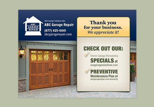 ABC Garage Repair Sticker; Glossy Stickers