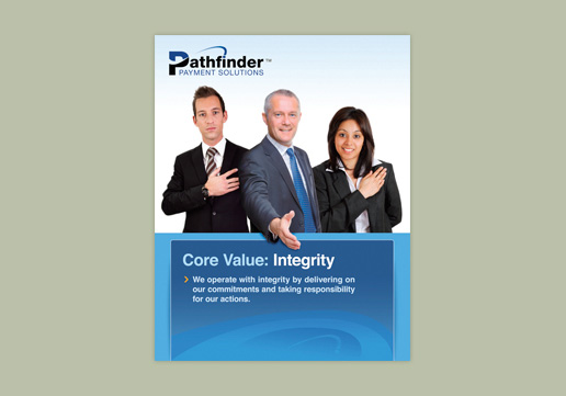 Pathfinder Payment Solutions Core Value: Integrity Wall Poster